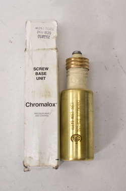 EMERSON CHROMALOX HEATER SCREW BASE UNIT PRECISION HEAT CONTROL 253850 SCB-150