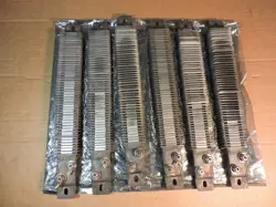 LOT OF 6 CHROMALOX OTF-15 IKL ELEMENT STRIP HEATERS 1000W 240V