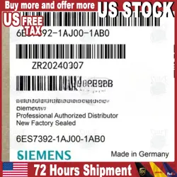 NEW SIEMENS SIMATIC S7-300 6ES7392-1AJ00-1AB0 6ES73921AJ001AB0