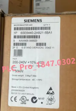 SIEMENS 6SE6440-2AB21-5BA1