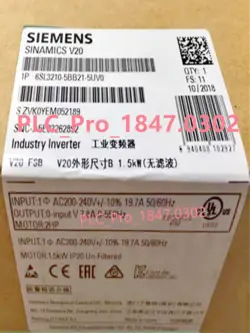 SIEMENS 6SL3 210-5BB21-5UV0