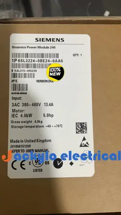 6SL3224-0BE24-0AA0 1PCS BRAND NEW SIEMENS 6SL3 224-0BE24-0AA0  FAST DELIVERY