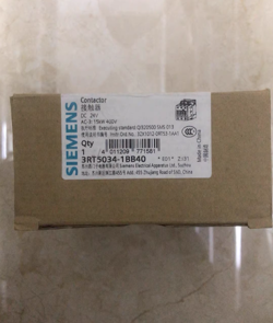 SIEMENS CONTACTOR 3RT5034-1BB40