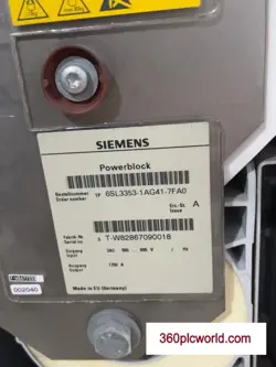 SIEMENS 6SL3353-1AG41-7FA0 USED