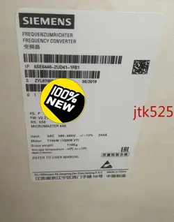 1PCS6SE6440-2UD41-1FB1/1FA1 SIEMENS NEW