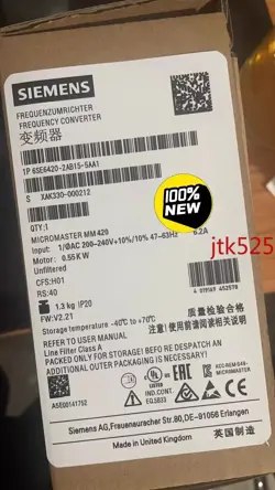 1PCS6SE6420-2AB15-5AA1SIEMENS