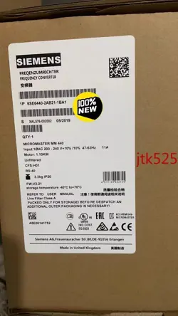 1PCS6SE6440-2AB21-1BA1SIEMENS NEW