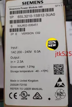 1PCS6SL3210-1SB12-3UA0SIEMENS