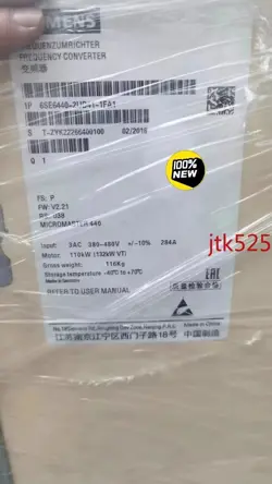 1PCS6SE6440-2UD41-1FA1/1FB1SIEMENS NEW FREE