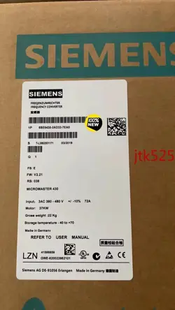 1PCS6SE6430-2AD33-7EA0SIEMENS