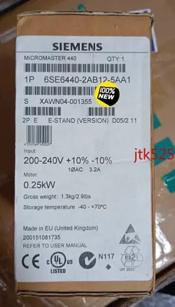 1PCS6SE6440-2AB12-5AA1 SIEMENS