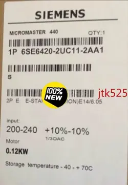 1PCS6SE6420-2UC11-2AA1 SIEMENS NEW