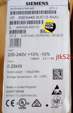 1PCS6SE6440-2UC12-5AA1 SIEMENS