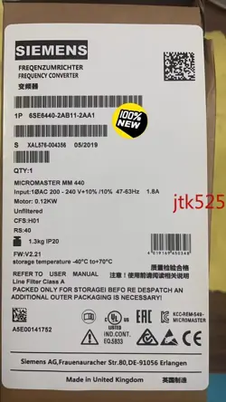 1PCS6SE6440-2AB11-2AA1 SIEMENS