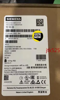 1PCS6SE6440-2UD22-2BA1 SIEMENS NEW FREE SHIPPING