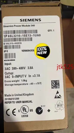 1PCS6SL3210-1SE13-1UA0 SIEMENS NEW