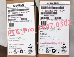 6SE6420-2AB15-5AA1 1PCS NEW ORIGINAL SIEMENS 6SE6 420-2AB15-5AA1  FAST SHIPMENT