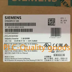 1PCS BRAND NEW 6SL3210-5BB21-5UV0 SIEMENS 6SL3 210-5BB21-5UV0  FAST SHIPPING