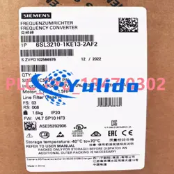 6SL3210-1KE13-2AF2 1PCS BRAND NEW SIEMENS 6SL3 210-1KE13-2AF2 FAST DELIVERY
