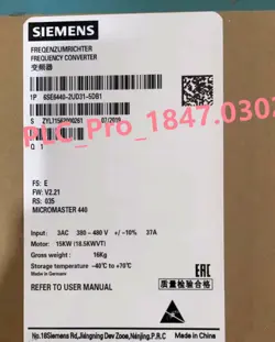 6SE6440-2UD31-5DB1 1PCS NEW SIEMENS 6SE6 440-2UD31-5DB1 INVERTER  FAST DELIVERY#