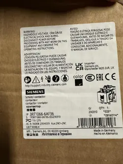 1PCS BRAND NEW UNOPENED SIEMENS 3RT1066-6AF36 3RT1 066-6AF36 FAST DELIVERY