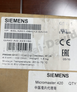 SIEMENS 6SL3201-0BE12-0AA0 ORIGINAL