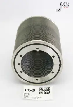 18549 NOVELLUS ESC BELLOWS 4.00 STROKE PENDING 625 300MM 16-159939-00
