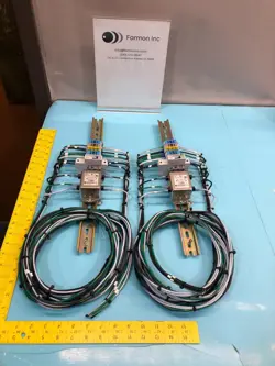2 NOVELLUS IPEC SPEEDFAM 2805-11407 PLC RACK ASSY, CORCOM 20VK1 FILTER, 192039