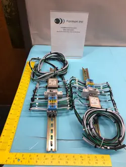 2 NOVELLUS IPEC SPEEDFAM 2805-11407 PLC RACK ASSY, CORCOM 20VK1 FILTER, 192038