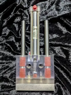 TURN-ACT NOVELLUS GUIDED PNEUMATIC CYLINDER 1″ BORE 4″ STROKE PARTS/REPAIR — MRO