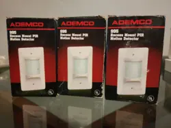 (LOT OF 3) HONEYWELL ADEMCO 995 RECESSED-MOUNT PIR MOTION DETECTOR
