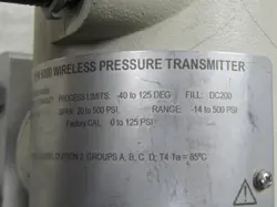 PRESSURE TRANSMITTER