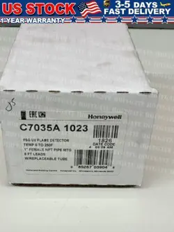 NEW HONEYWELL C7035A 1023 BURNER FLAME SENSOR EXPEDITED SHIPPING C7035A1023