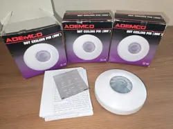 LOT OF 3 HONEYWELL ADEMCO 997 CEILING MOUNT PIR 360° MOTION DETECTOR