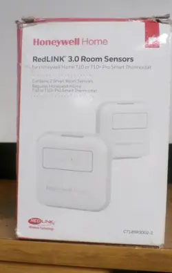 NEW HONEYWELL HOME C7189R3002-2 REDLINK 3.0 INDOOR SENSORS FOR T10+ (2-PACK)