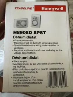 H8908D SPST DEHUMIDISTAT