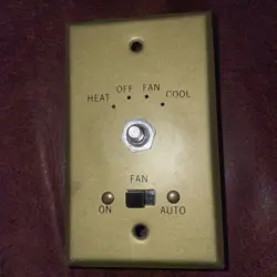 USED HONEYWELL TROL-A-TEMP MCS-3 SELECTOR SWITCH CONTROL MASTERTROL V