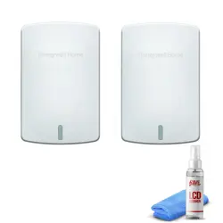 2-PACK HONEYWELL WIRELESS INDOOR SENSOR - WHITE (C7189R1004/U) + LCD CLEANER