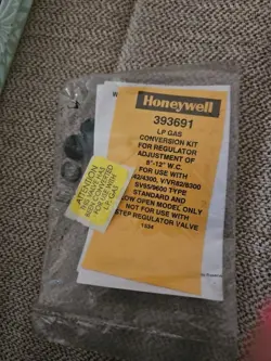 HONEYWELL RESIDEO 393691 LP GAS VALVE CONVERSION KIT NATURAL TO LP CONVERSION