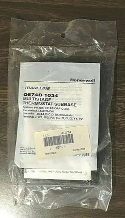 THERMOSTAT SUBBASE-P/N: