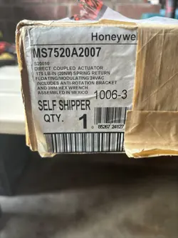 HONEYWELL MS7520A2007 DAMPER ACTUATOR NEW IN BOX