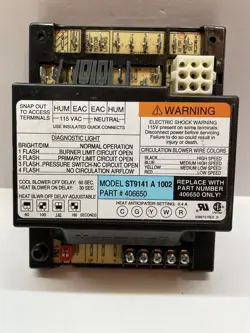 RECLAIMED HONEYWELL ELECTRONIC FAN TIMER MODEL ST9141A1002 DISCONTINUED USED