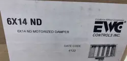 EWC CONTROLS ND 6X14 MOTORIZED DAMPER