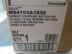 HONEYWELL MS4105A1030 DIRECT COUPLED ACTUATOR   NEW!