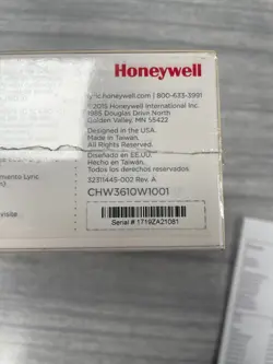 CHW3610W1001/U - ADEMCO INC/HONEYWELL HOME