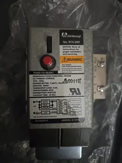 🔥SID HARVEY R75-58R HONEYWELL R8184M PROTECTORELAY OIL BURNER CONTROL REMAN🔥 