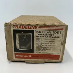 HONEYWELL  M835A1051 TWO POSITION DAMPER ACTUATOR NEW OLD STOCK IN BOX