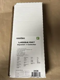 HONEYWELL / RESIDEO L4006A1967  AQUASTAT CONTROLLER 🔥NEW🔥