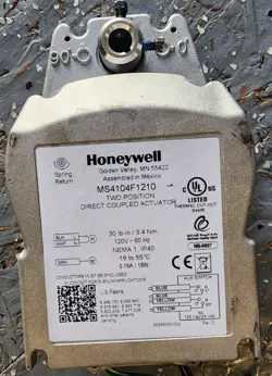 HONEYWELL MS4104F1210 120VAC ACTUATOR