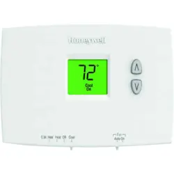  HONEYWELL PRO 1000 HORIZONTAL MOUNT NON-PROGRAMMABLE THERMOSTAT FOR 2 HEAT AND;
